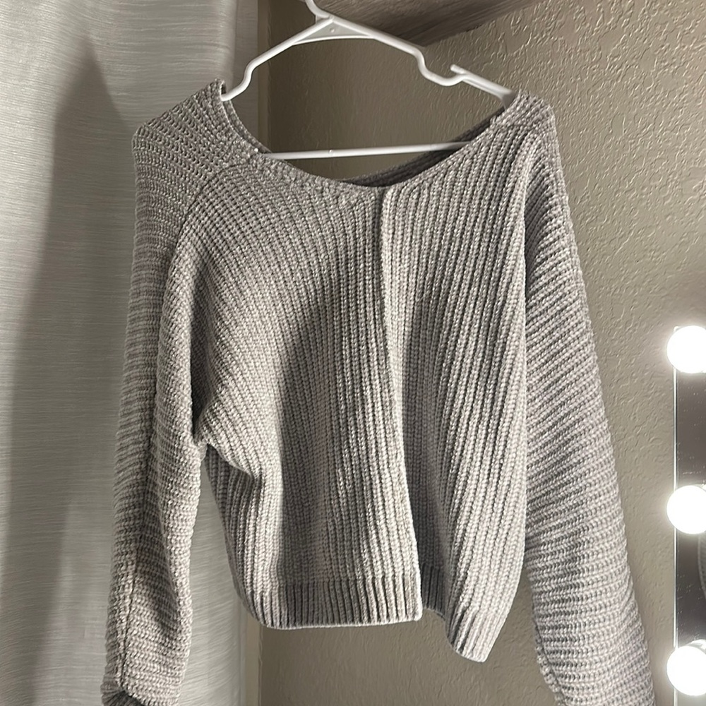 A nice soft grey sweater size small